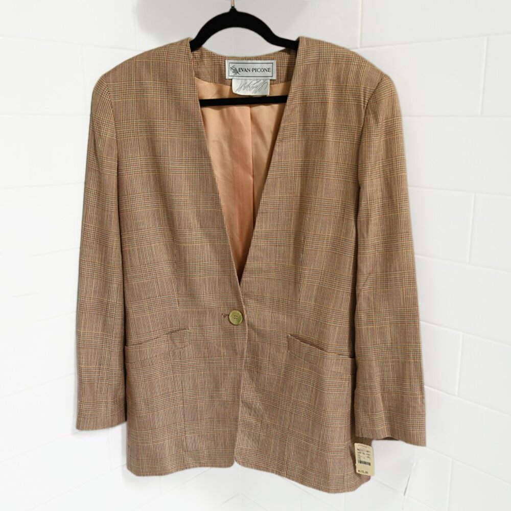 Vintage Evan Picone Lord & Taylor Blazer – NWT- Size 10